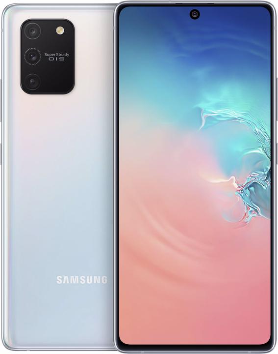 Samsung Galaxy S10 Lite EU (128 GB, Prism White, 6.70", Dual SIM, 48 Mpx, 4G)