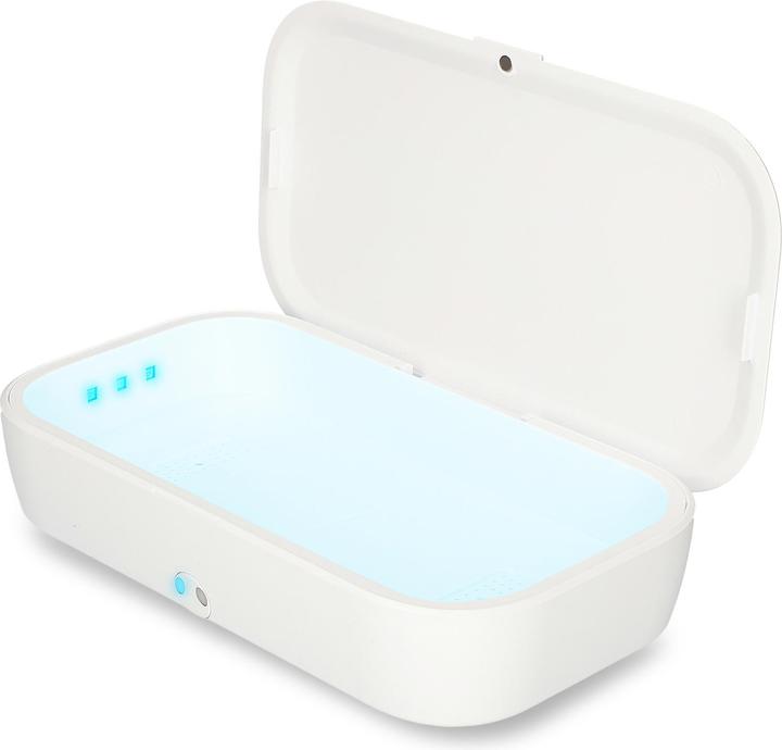 Immagine prodotto KSIX Sterilizzatore UV Light Box con caricatore wireless 10W