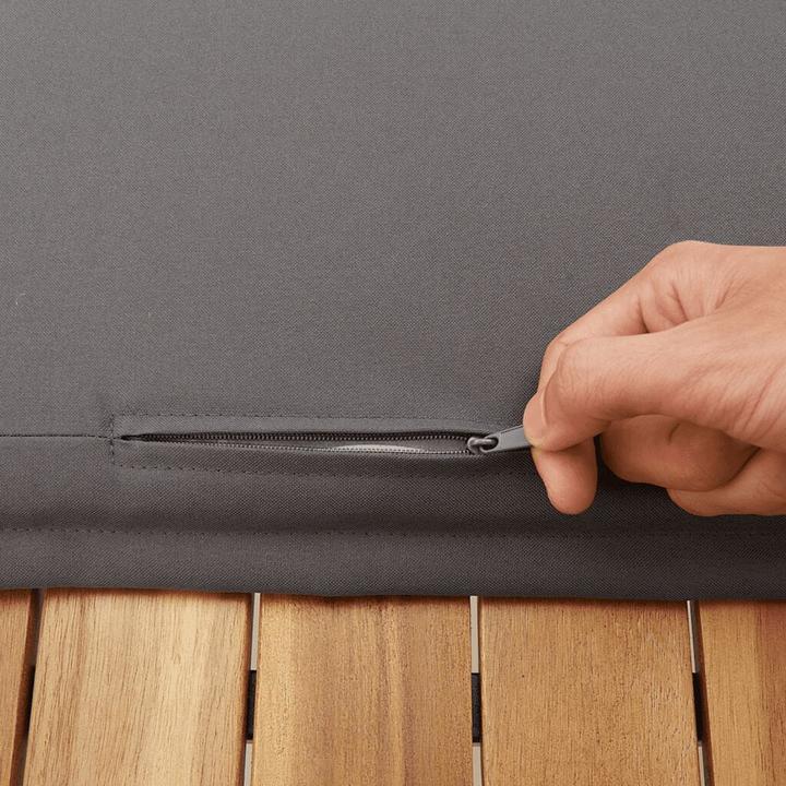 Image du produit VidaXL Salon de jardin 17 pièces avec coussins Gris Poly Rattan (330 cm)