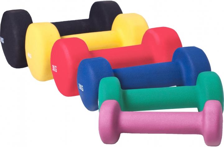 Actual product image Gorilla Sports Gym dumbbells (2 x 0.5 kg, 2 x 5 kg, 2 x 1 kg, 2 x 2 kg, 2 x 3 kg, 2 x 4 kg)