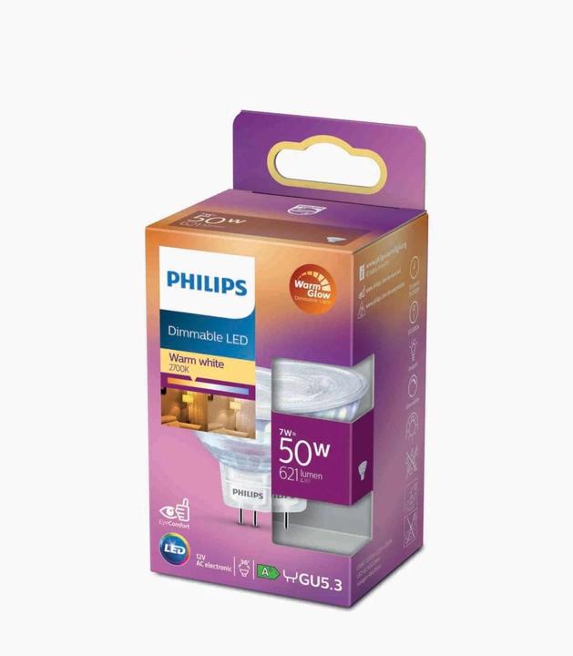 Image du produit Philips Lampe (GU5.3, 7 W, 621 lm, 1 x, F)