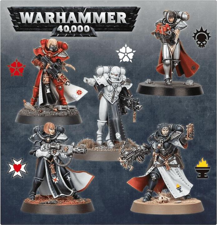 Actual product image Games Workshop Warhammer 40k - Adepta Sororitas Battle Sisters Squad (Plastic)