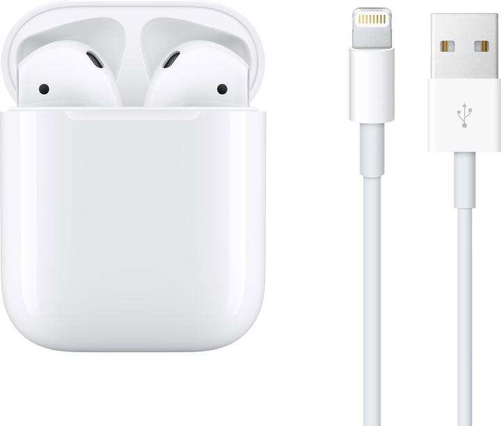 Actual product image Apple AirPods (2nd Gen.) (No noise cancelling, 5 h, Wireless)