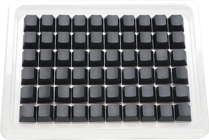 Image du produit Ducky Blank Black PBT Set, profil MDA - 133 Keycaps