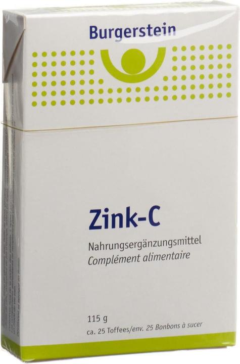 Burgerstein Zinc-C (25 Piece, Toffees, 115 g)