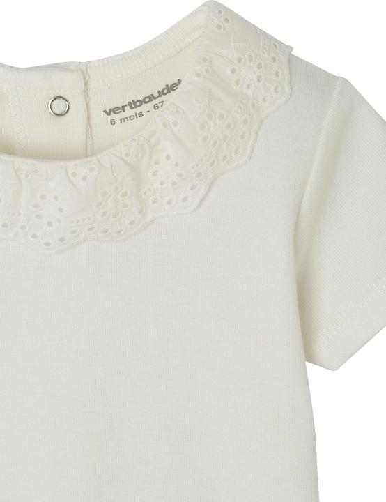 Immagine prodotto Vertbaudet Set bebè: maglietta con colletto e pantaloncini a fiori, personalizzabili (56)