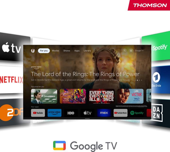 Produktbild Thomson Streaming Box Plus 270 (32 GB, Android 12)