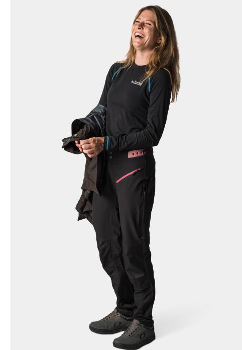 dirtlej Trailscout flex long Ladies, schwarz/berry, M (M)