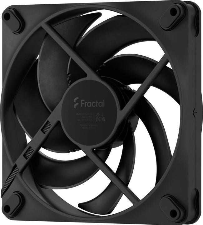 Actual product image Fractal D. Momentum 14 Black (140 mm, 1 x)