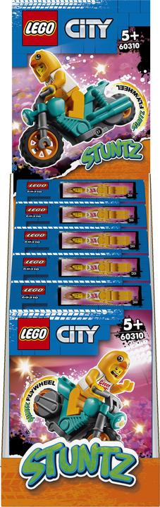Image du produit LEGO Vélo cascadeur de la mascotte (60310, LEGO City)