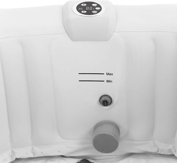 Produktbild Uniprodo Aufblasbarer Whirlpool 4 Personen Outdoor Whirlpool Abdeckung 110 Düsen 600 L (4 Pers.)
