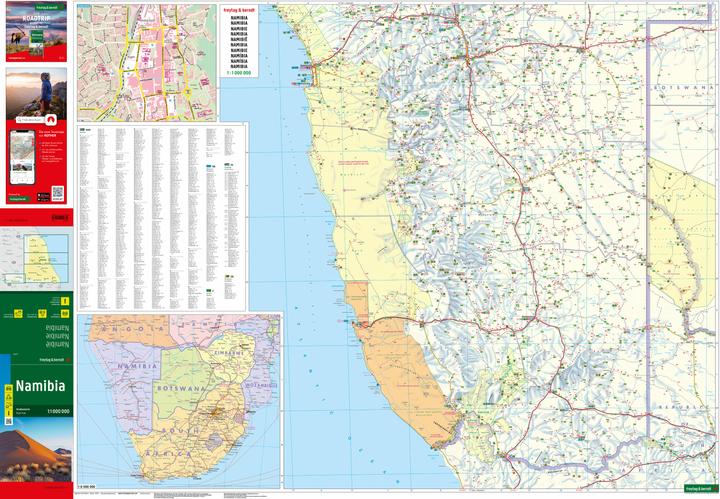 Produktbild Namibia, Strassenkarte 1:1.000.000, freytag & berndt