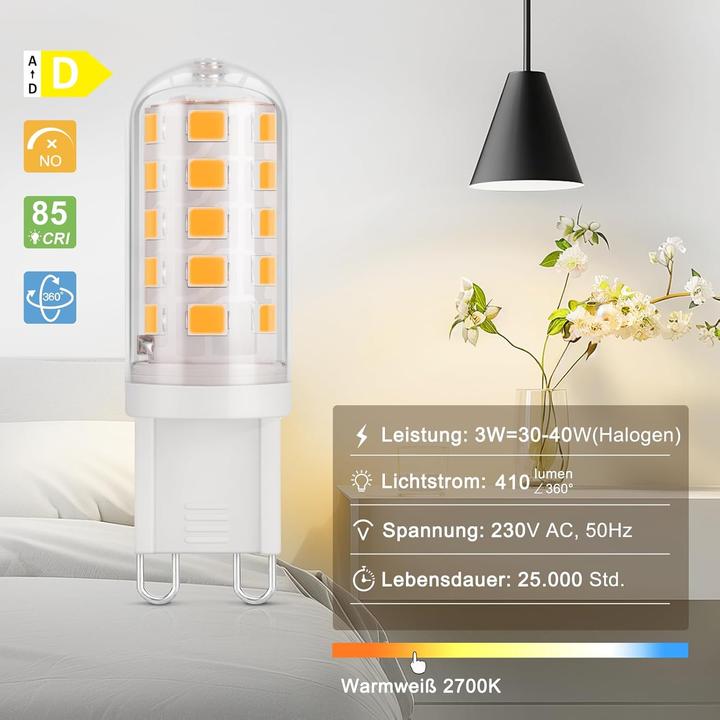 Actual product image LS LED G9 Smart-Look (G9, 3 W, 480 lm, 1 x, D)
