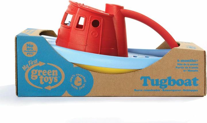 Actual product image Green Toys Tugboat - Red / Blue