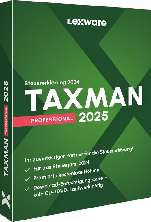Produktbild Lexware TAXMAN professional 2025 (1 User, 12 Monate)
