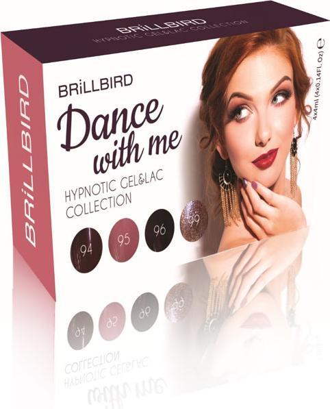 BrillBird Hypnotic Gel&Lac Dance with me 4x4ml (UV-Gel Lack)