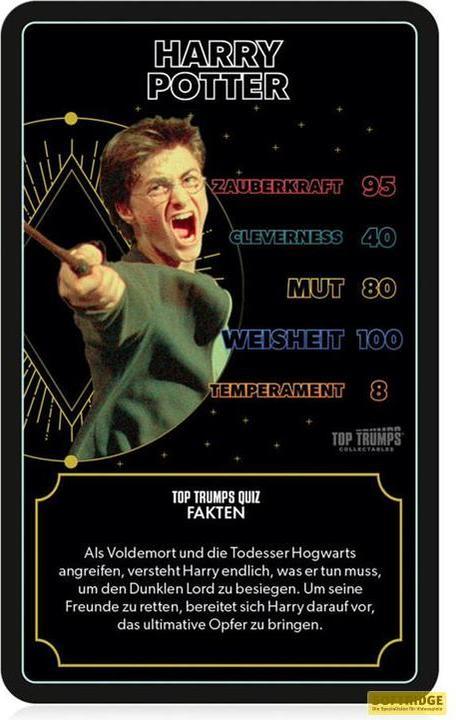 Actual product image Winning Moves Top Trumps Collectables Harry Potter Heroes of Hogwarts (German)