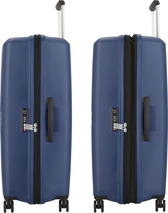 Actual product image American Tourister Travel Case Aerostep 101.5 L, Navy Blue (101.50 l, XL (from 140l))