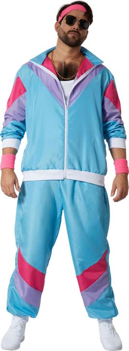 Immagine prodotto tectake Completo da uomo retrò anni '80 '90 set tuta da jogging (L)