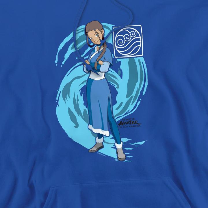 Immagine prodotto Avatar: The Last Airbender Water Wave Felpa con Cappuccio Katara Uomo (S)