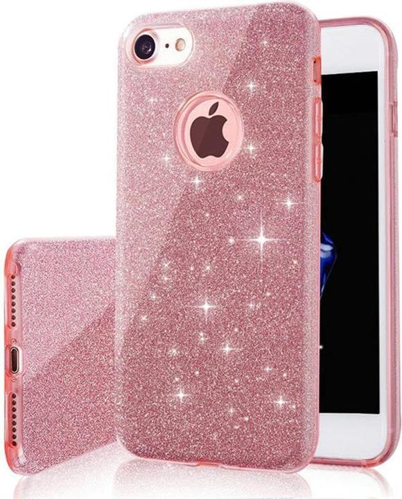 Produktbild OEM Glitter 3in1 Hülle für Samung Galaxy A50 / A30s / A50s rosa (Samsung Galaxy A30s, Samsung Galaxy A50, Samsung Galaxy A50s)
