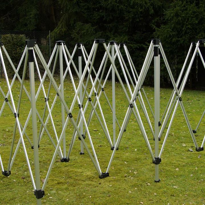 Produktbild VCM PROFI Faltpavillon Partyzelt 3x6 m burgund mit Seitenteilen wasserdichtes Dach (600 cm, 600 cm)