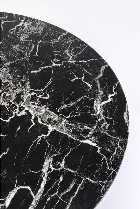 Actual product image Kare Design Table Veneto Marble Black Ø110cm