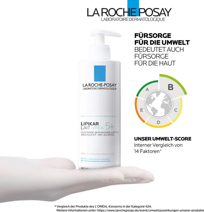 Actual product image La Roche Posay Lipikar Lait Urea 5+ (Body cream, 400 ml)