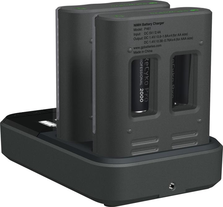 Immagine prodotto GP Batteries Dock caricatore GP ReCyko Pro (1 pz., AA, 2000 mAh, Batteria + Caricabatterie)