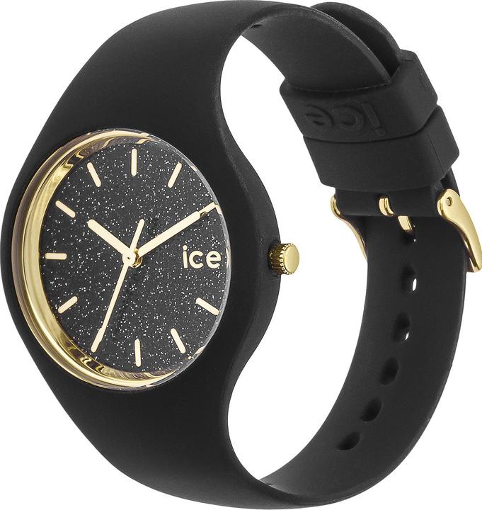 Immagine prodotto ICE Watch Ghiaccio Glitter Nero Oro S (Orologio da polso analogico, 34 mm)