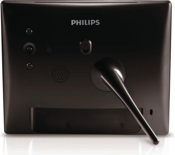 Produktbild Philips SPF4308, 8" Photoframe, JPEG, Schwarz (8", 800 x 600 Pixel)