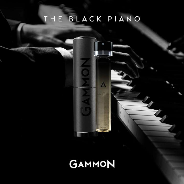 Produktbild Gammon 8741 Black Notes Parfum Starter-Set A (2x20 ml), das holzig-süsse BLACK PIANO Herren Parfum (Eau de Parfum, 40 ml)