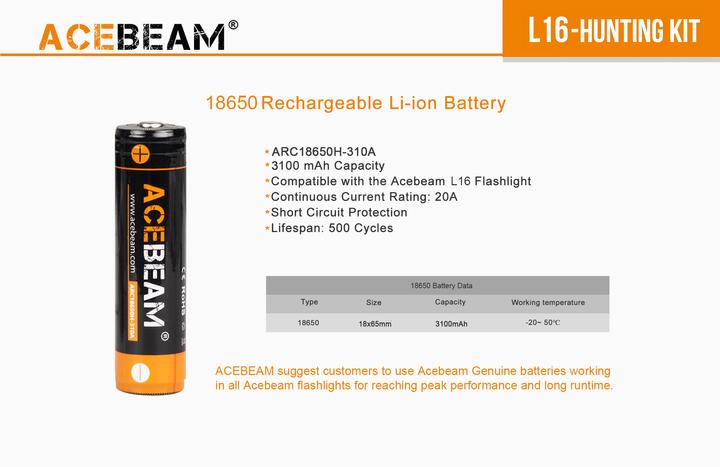 Produktbild AceBeam L16 Jagdset mit 2000 Lumen