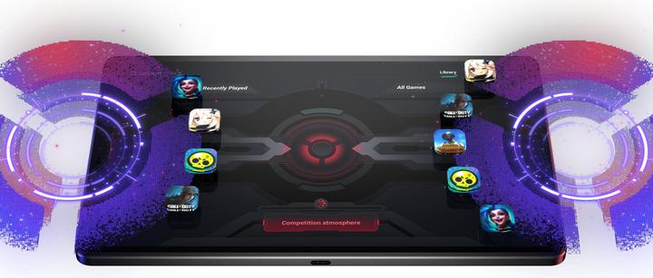 Actual product image Lenovo Legion Tab (WLAN only, 8.80", 256 GB, Eclipse Black)