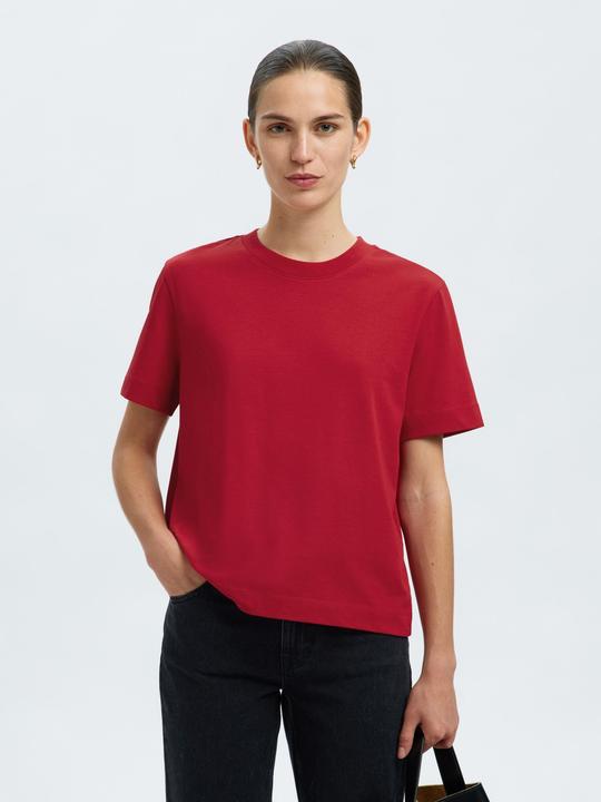 Actual product image Selected Femme Slfessential Ss Boxy Tee Noos (XS)