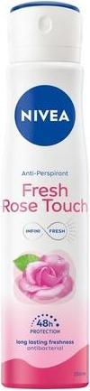 Actual product image NIVEA Fresh Rose Touch Antiperspirant 250ml (Spray, 250 ml)
