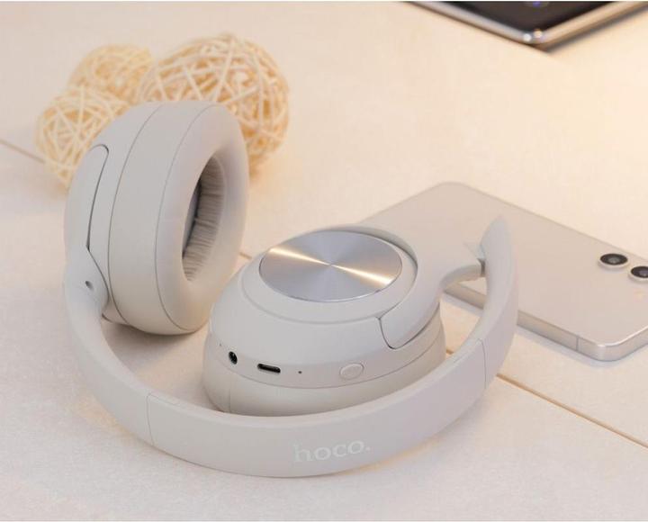 Produktbild Hoco Wireless headphones wireless headphones bluetooth ANC W54 gray (ANC, 22 h, Kabellos)
