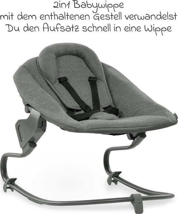 Produktbild Hauck Hochstühle Alpha Plus White 4-tlg. Newborn Set - Hochstuhl + 2in1 (Hochstuhl)