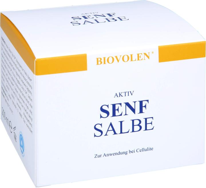 Actual product image Biovolen Active mustard ointment, 200 ml CRE (1 x, 200 ml)