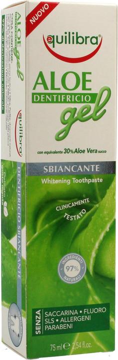 Actual product image Equilibra Aloe Gel Whitening Toothpaste Paste Is Teeth Whitening Aloe Vera 75Ml (75 ml)