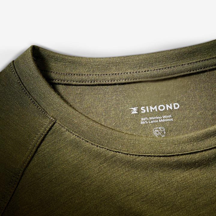 Actual product image Forclaz Langarmshirt Herren - Merino Resist grün (M)