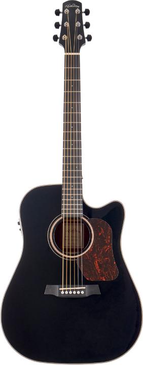 Image du produit Walden D640CEB (Guitare occidentale, Touche : Ébène, Mécaniques : chrome avec boutons noirs, Planche de frappe : écaille de tortue, Rosette : érable & acajou, Fond et éclisses : Acajou, Manche : Acajou renforcé de fibres de verre, Table d'harmonie : Épicéa de Sitka massif)