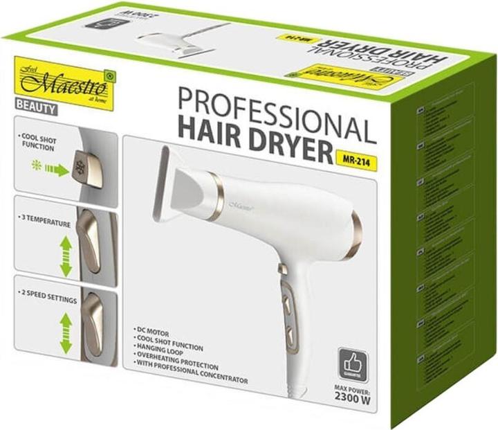 Actual product image Maestro Suszarka do włosów 2300W MR-214