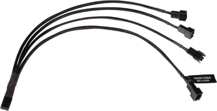 Produktbild Alphacool LK Y-Splitter 3-Pin auf 4x 3-Pin 30cm (0.30 m, Kunststoff)