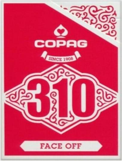 Produktbild ASS Altenburg 22541013 - COPAG 310 Spielkarten - Face off Slimline, Rot, ab 18 Jahren (Französisch, Italienisch, Deutsch)