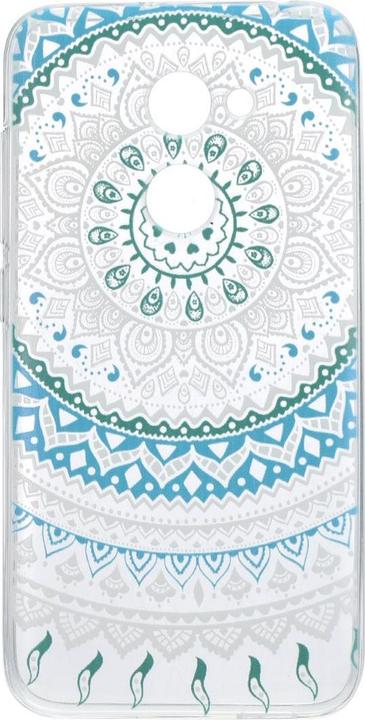 Produktbild König Design Henna Cover für Alcatel A3 XL Case Schutz Hülle Silikon Bumper Etuis Sonne Blau (Alcatel A3 XL)