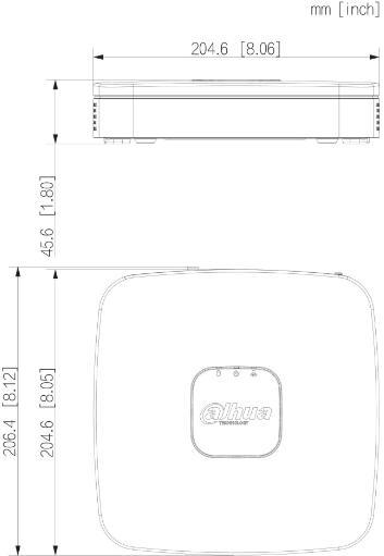 Actual product image Dahua NVR4104-4KS3 (Network Video Recorder (NVR))