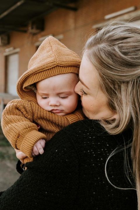 Immagine prodotto Baby's only Giacca con cappuccio Babys Only con fodera in orsetto Soul, Caramello (50)