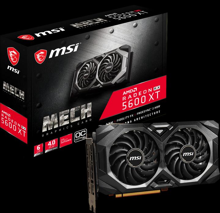 Immagine prodotto MSI Radeon RX 5600 XT MECH OC (6 GB)