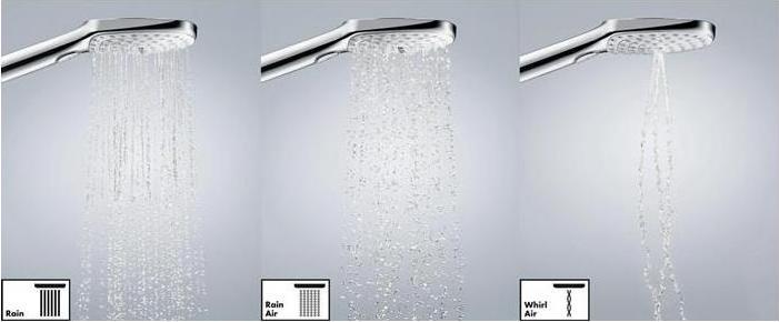 Actual product image hansgrohe Raindance Select E (3 Beam types, 15 l/min)